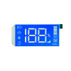 定制尺寸段碼屏藍膜白字STN液晶顯示屏